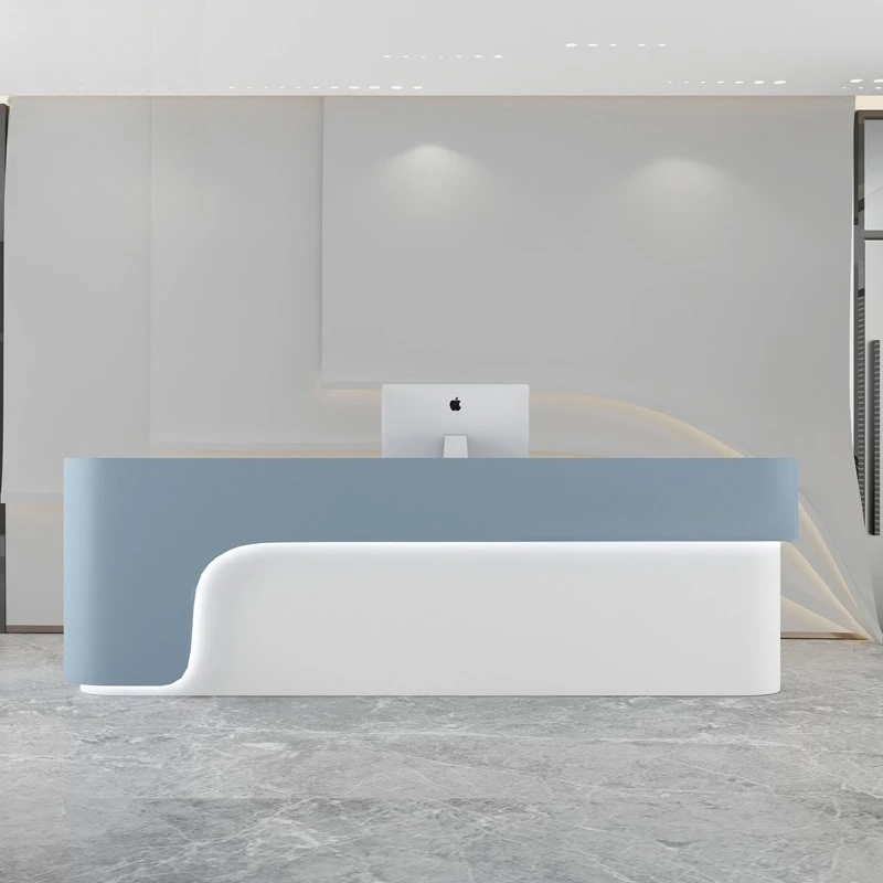 Simple Modern Reception Desks Store Commercial Beauty Reception Desks Salon Dance Studio Office Furniture Военное Дело ZY40JDT
