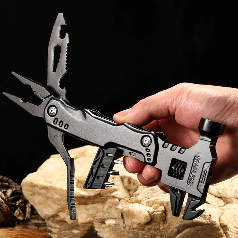 Wrench Hammer Combination Universal Folding Pliers EDC Tool Wrench Universal Folding Pliers Multi Functional Hand Tools