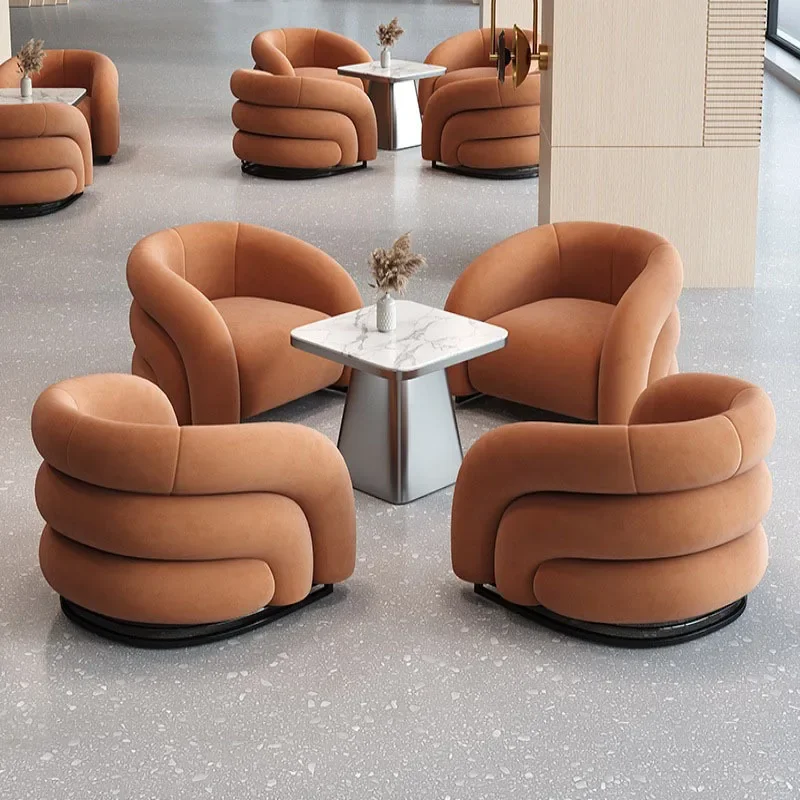

Commercial Office Rest Area Sofa Single Visitor Negotiation Business Reception Hotel Lobby Sofa Rest Business