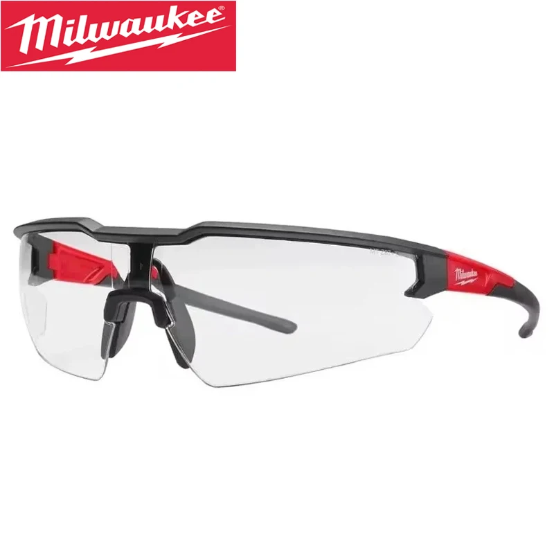 MILWAUKEE 48-73-2000 Clear Safety Glasses Anti Fog Durable Scratch Resistant Lenses Power Tool Accessories