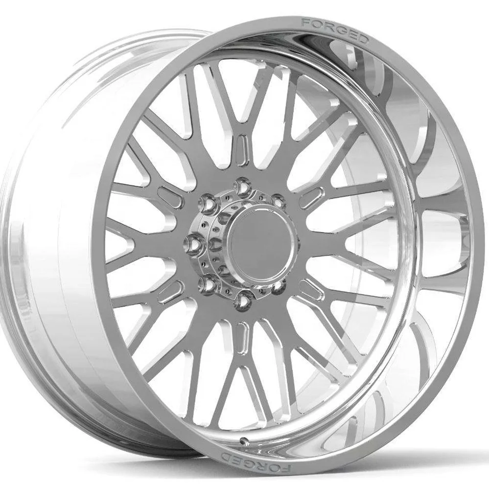 Forged Deep Dish Lip 4x4 Alloy Jantes 8x170 5x139.7 6x139.7 Pickup Truck 24x12 24x14 26x14 26x16 Offroad Wheels H Type view 4