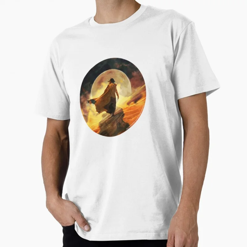 تي شيرت Pune - Paul Atreides Sandworm Vintage Sci fi هدية للرجال مقاس كبير ملابس مطبوعة برسومات فيلم ريترو #2