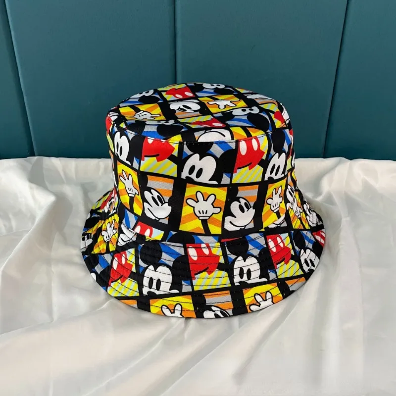 Disney Mickey Mouse Bucket Hat Anime Men Women Hip Hop Sun Visors Cap Cartoon Travel Hats Cute Fashion Bob Sunbonnet Casual Caps