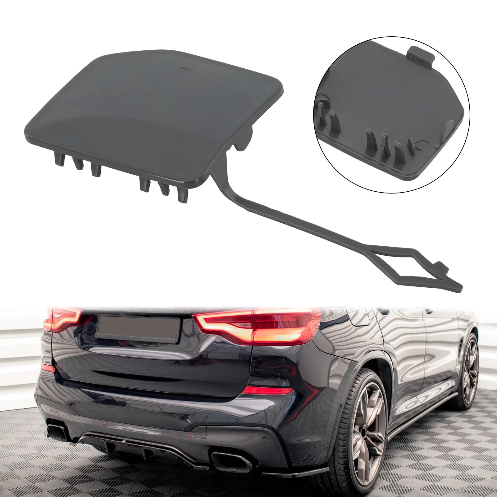 For BMW X3 G01 Cover Tow Haul Hook Cap Fitment Compatibility For BMW Models High Universality Fitment For BMW X3 XDrive30i