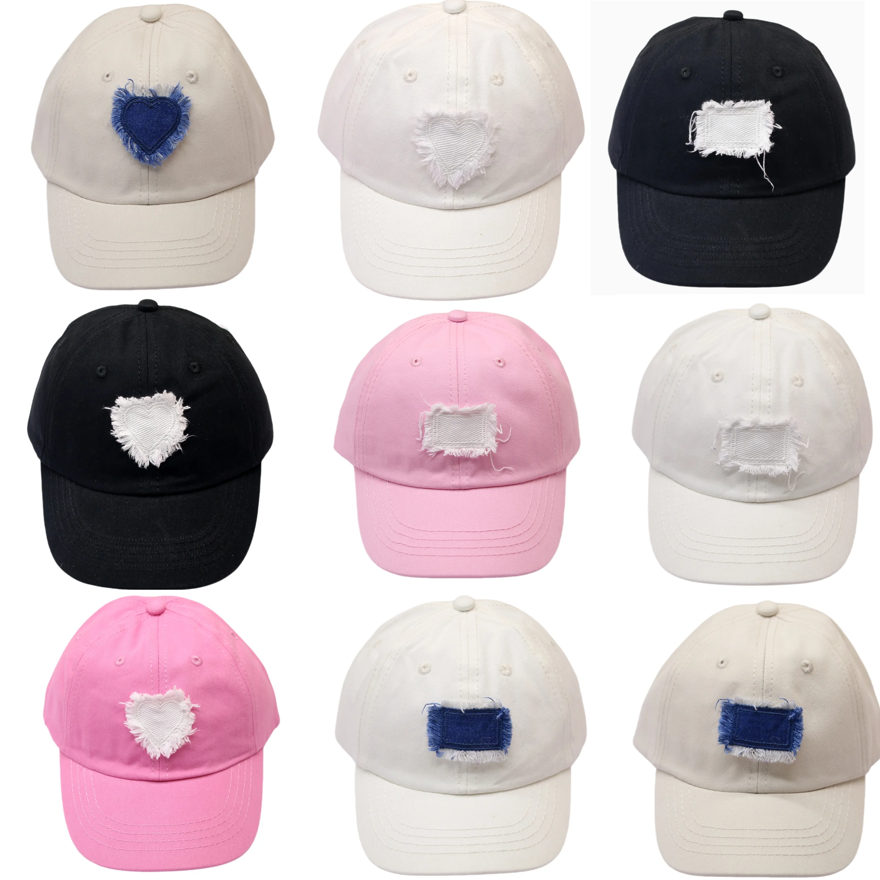 

Cotton baseball hat Spring and summer Girls Sporty outside Headwear Headband Cute Hair Accessories girl baby hat