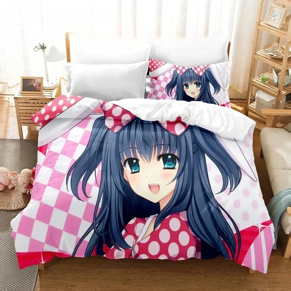 Anime Yae Sakura Character Bedding Set Bedroom Soft Modern Bedspreads Comefortable Kids Duvet Cover Quilt Cover And Pillowcase 6