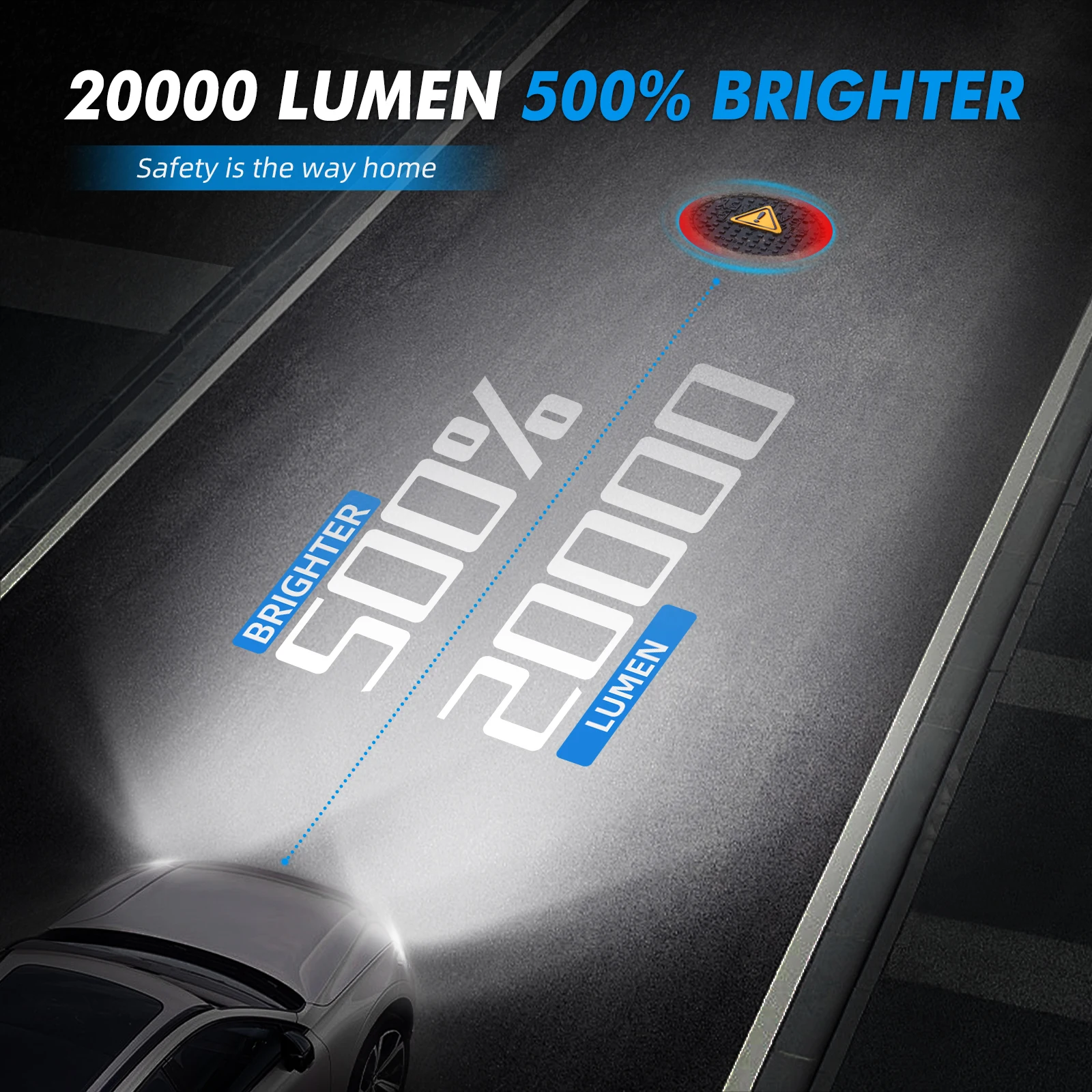 BEVINSEE H11 H8 H9 Lampada fen - Led Headlight Bulb H7 20000Lm recensione e prezzo