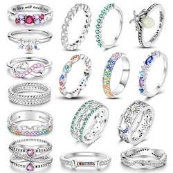 925 Silver Ring Firefly Heat Sar Original Finger Ring  For Woman Jewelry Anniversary Gift