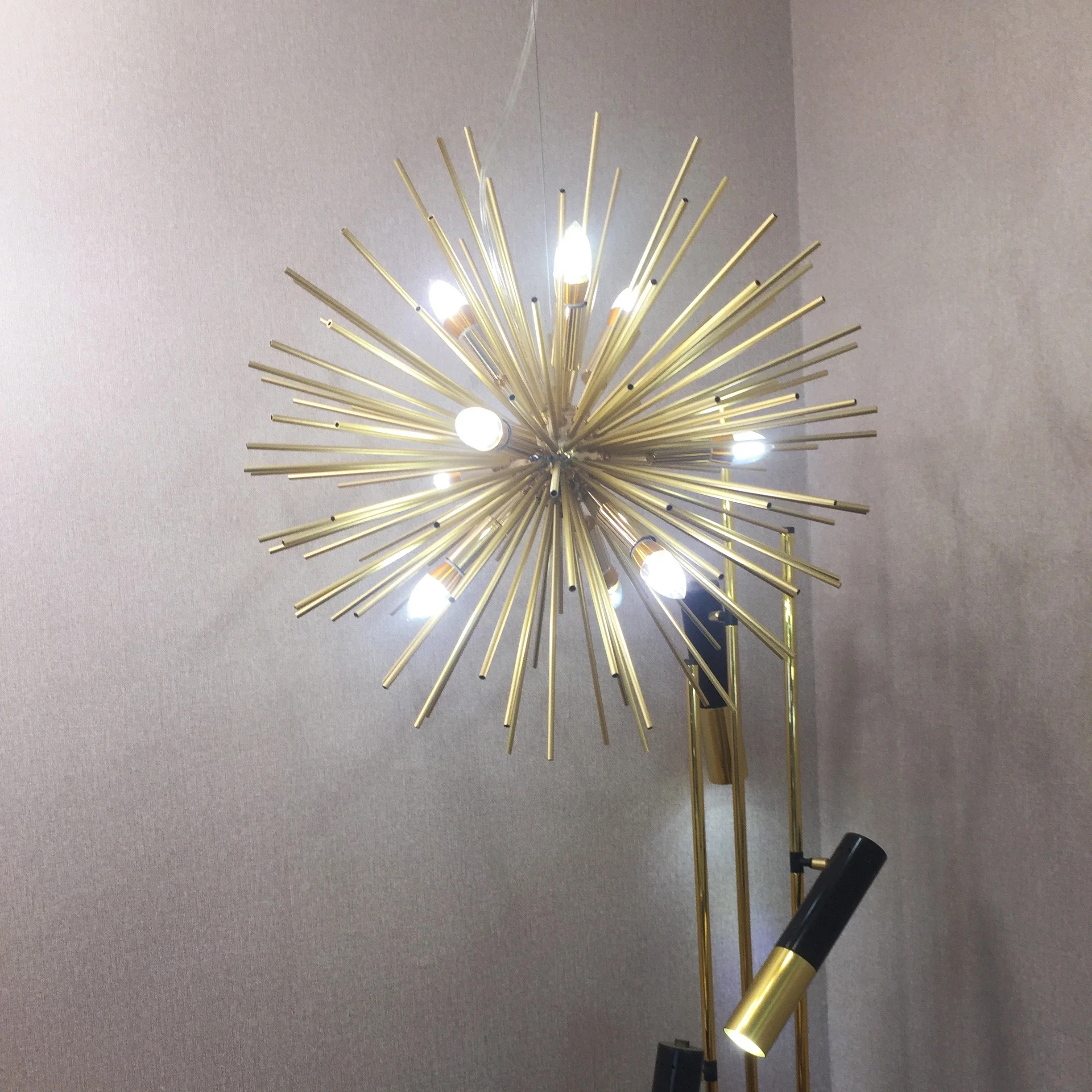 

Nordic LED Dandelion Shaped Chandelier Sputnik Pendant Lamp Aluminum Fixture for Restaurant And Home Decor 110V 220V Winfordo