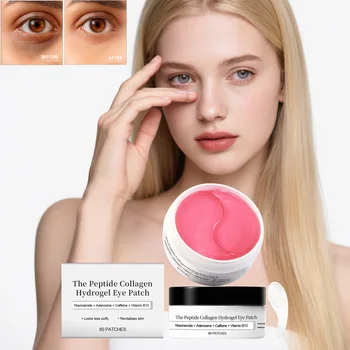 Peptide Collagen Hydrogel Eye Patch Reduce Wrinkles Dark Circles With Copper Peptide…