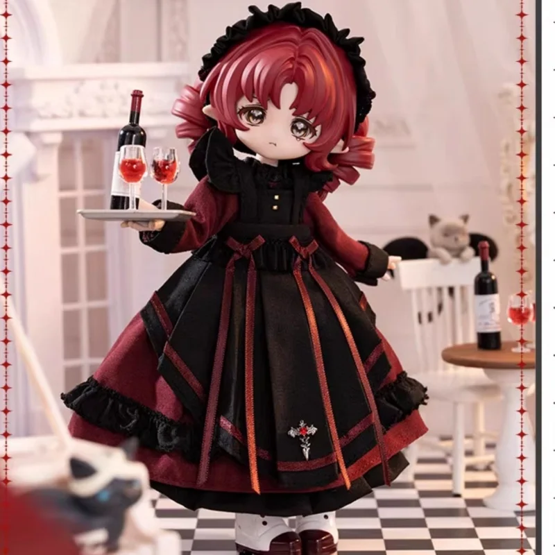 

Новый Come4free [Ежедневная серия] Комбинация горничной Близнецы Kawaii Bjd Одежда для кукол Ob11 Комплект одежды Аксессуары Только 2 одежды