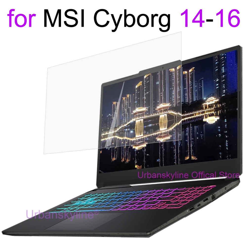 

Защитная пленка для экрана MSI Cyborg 15 AI A1V 14 A13V A13U A12V A12U 15,6 дюйма HD Clear Guard Matte Frosted Skin Film