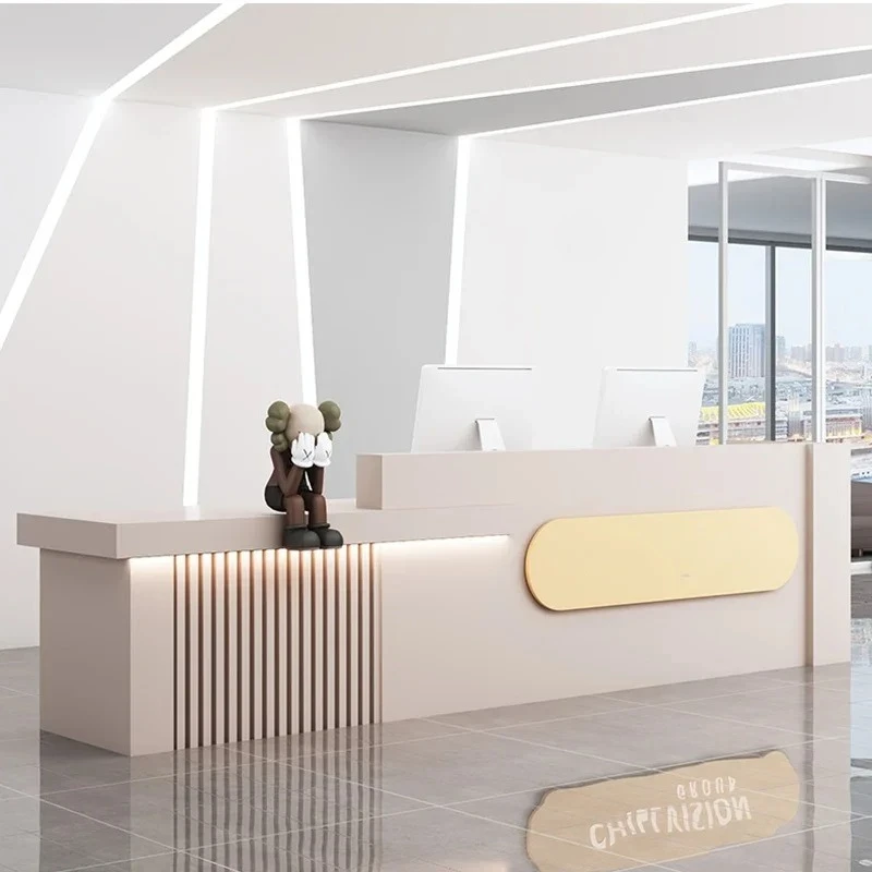 Glamour Beauty Receptiebalies Retro Design Unieke kassa Receptiebalies Luxe Mostrador Negocio Commercieel meubilair