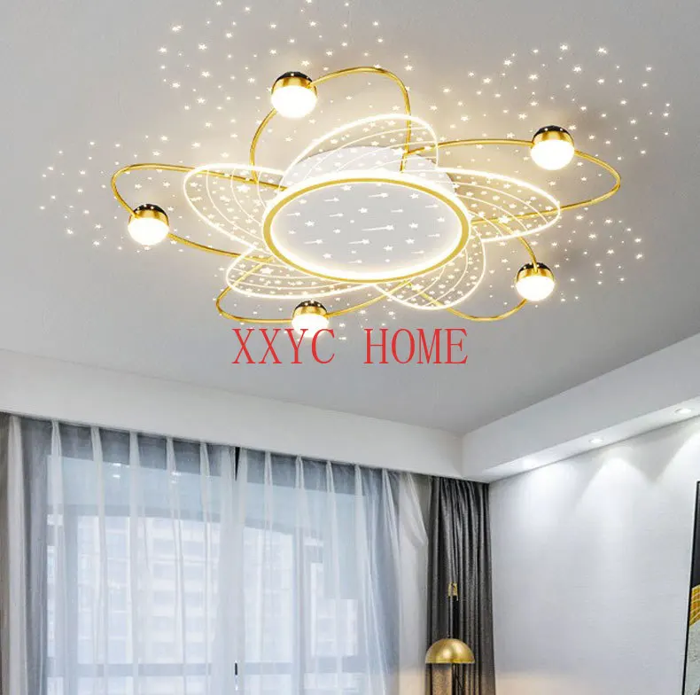 

New Living Room Ceiling Light Starry Sky Flower Master Bedroom Light Nordic Minimalism Smart Room Lights