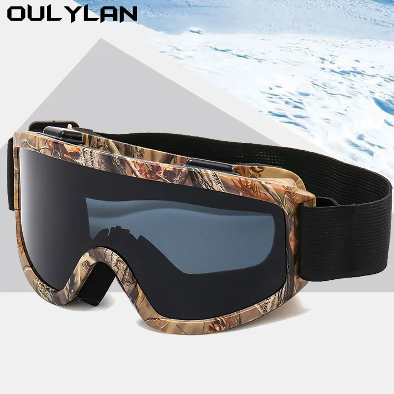 

Лыжные очки для сноуборда Oulylan, очки для горного катания на лыжах, очки для снегохода, зимние спортивные очки, очки для снега, поляризованные солнцезащитные очки для велоспорта