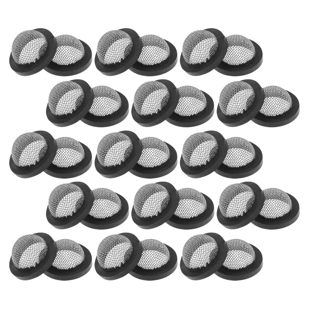 

30pcs Bellows Washer Durable Rubber Gasket Thickened Seal Hose Filter Washers Strainer Connector Garden Hose Accessories