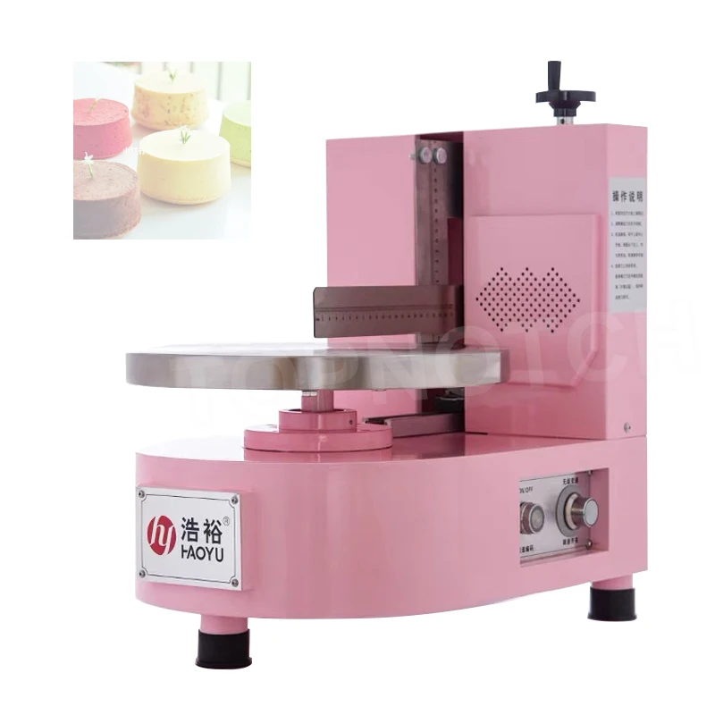 TOPNOTC Automatic Round Cake Spreading Machine Cake Cream Coating Decorating Smoothing Maker