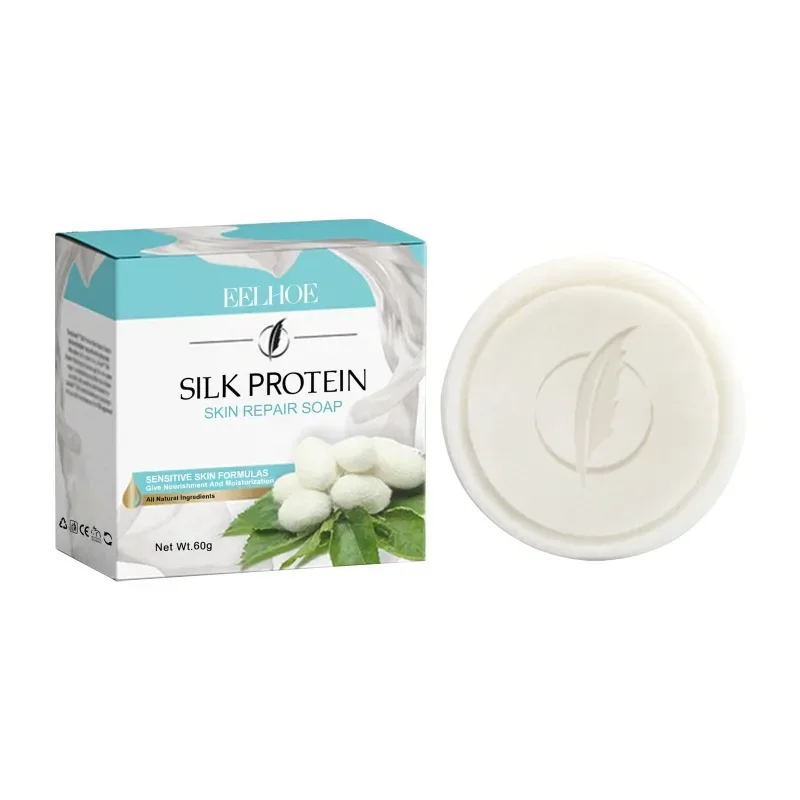 Protein Whitening Soap Collagen Repair Cleaning Pore Remove Acne Marks fade Dark Spots Moisturizing Brightening skin care