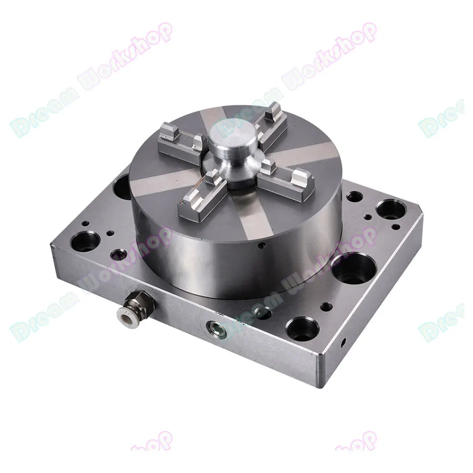 100mm Pneumatic manual Chuck for EDM Spark Machine Electrode Clamping Precision CNC Engraving Chuck apply to ER Interface