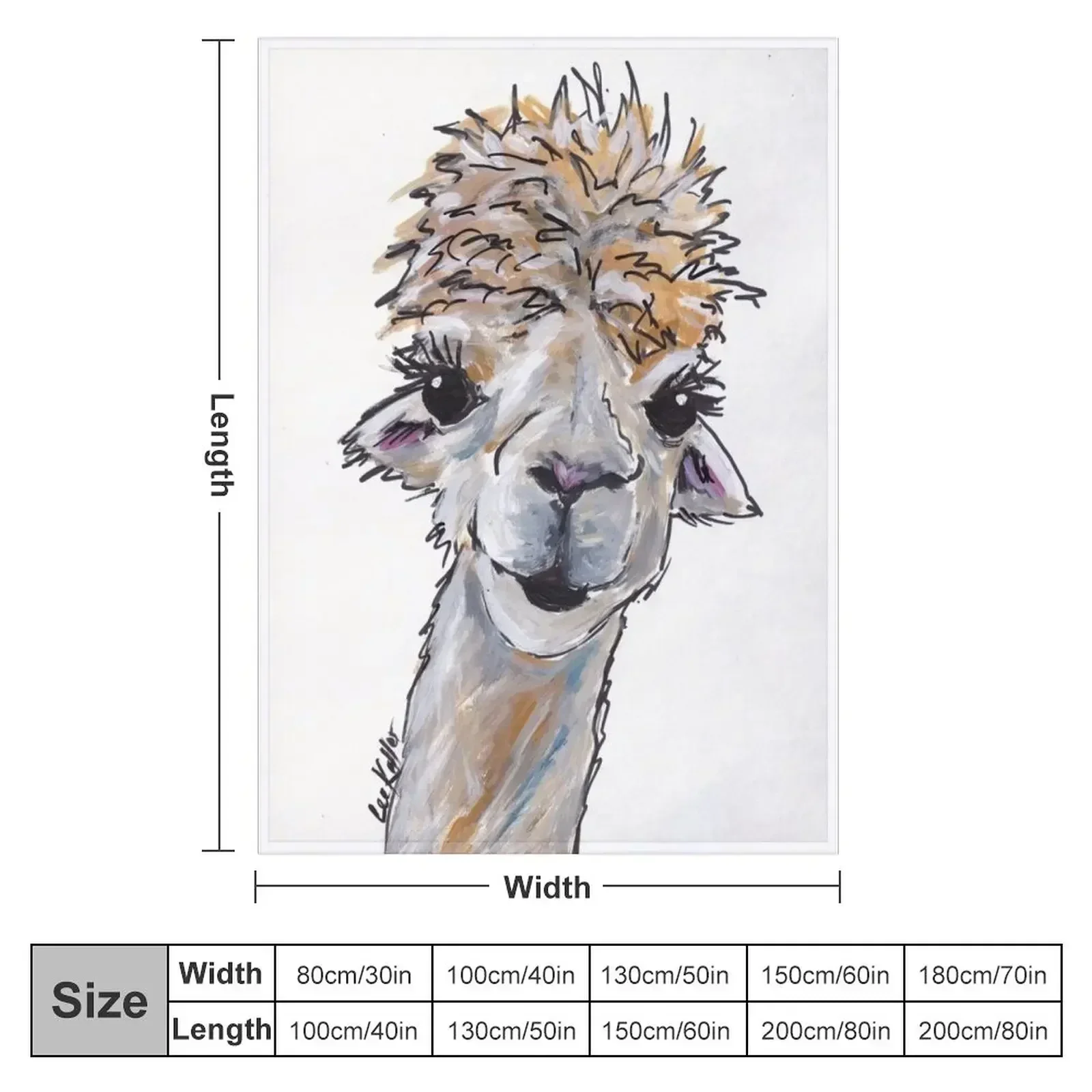 Cute Alpaca Art, Angel Throw Blanket Bed Fashionable Blankets For Baby Moving Quilt Single Blankets