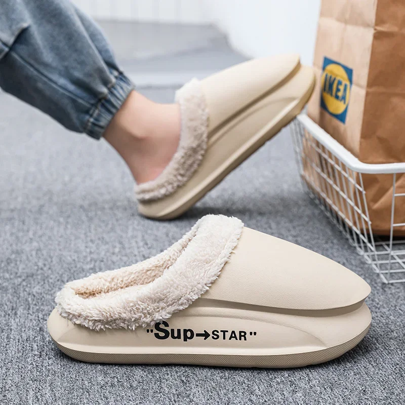 Men's Casual Shoes Winter Platform Footwear Flexible Round Toe Waterproof Comfortable Non-slip Wear-Resistant Fashion Trendy