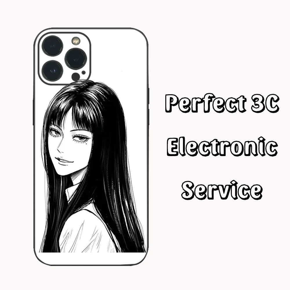 Anime Junji Ito Tomie Phone Case For IPhone16 15 14 13 12 Mini 11 Pro XS Max X XR SE5 6 7 8 Plus Soft Silicone Cover