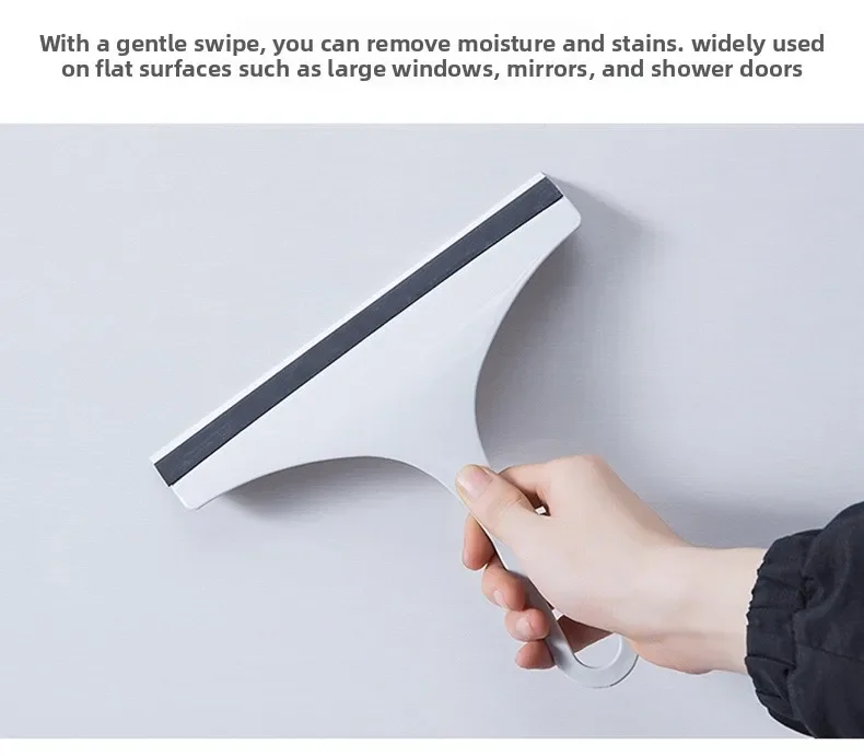 Dual-Sided Glass Squeegee for Window Cleaning, Streak-Free Wiper& Rubber Blade, Professional Cleaning Tool Home Car Shower - view 5