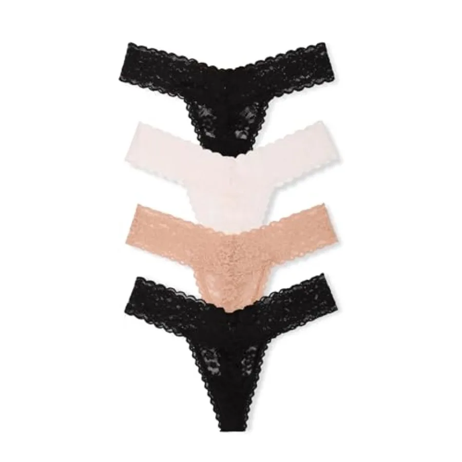 

Women's Lace Thong Underwear, Panties for Women, Pack