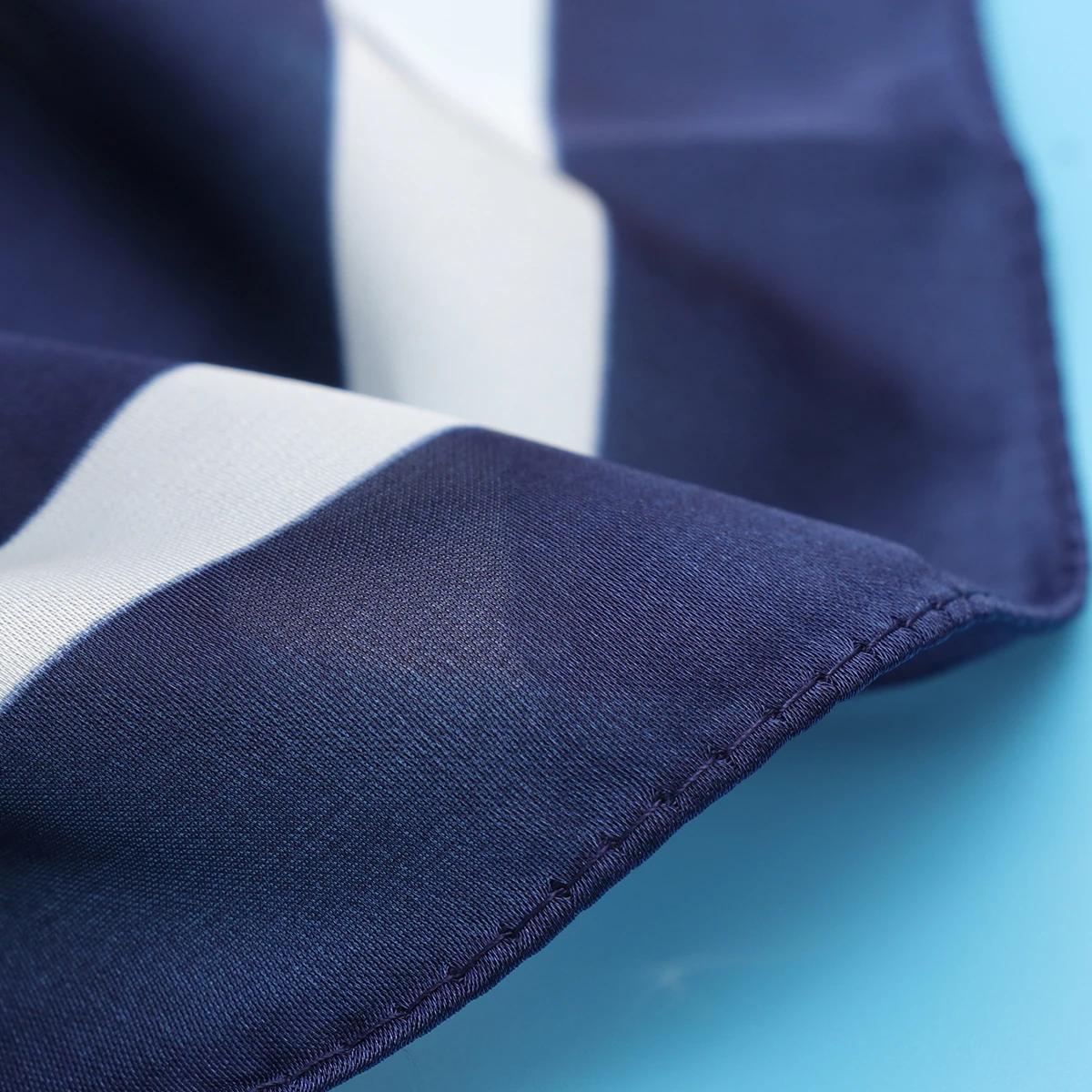 وشاح شيفون بنقاط زرقاء مطبوعة خفيفة الوزن قابلة للتنفس للنساء ملحقات السفر الصيفية النقاط الحلوة وشاح الملابس الزخرفية #6