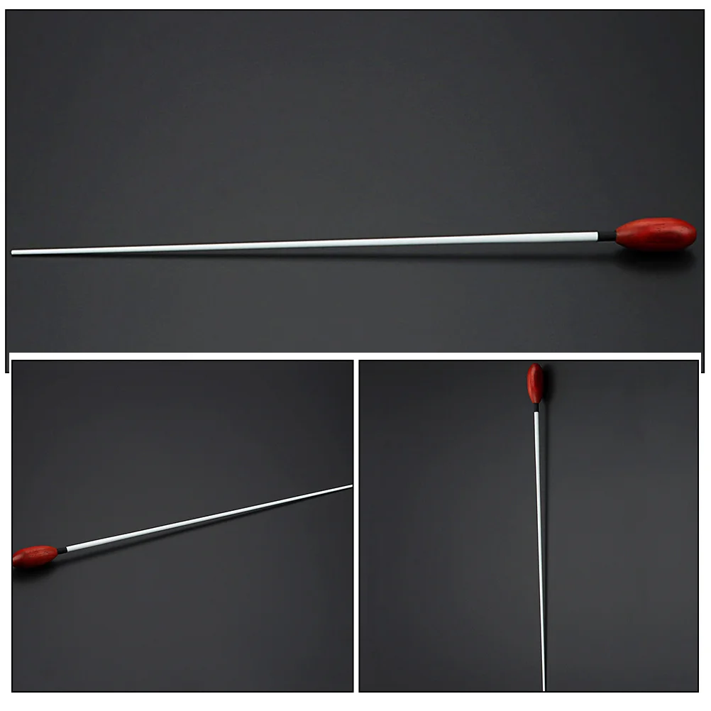 

Wooden Red Conductors Baton Durable Craftsmanship Comfortable Grip Orchestra Marching Musical Concert Baton Performance