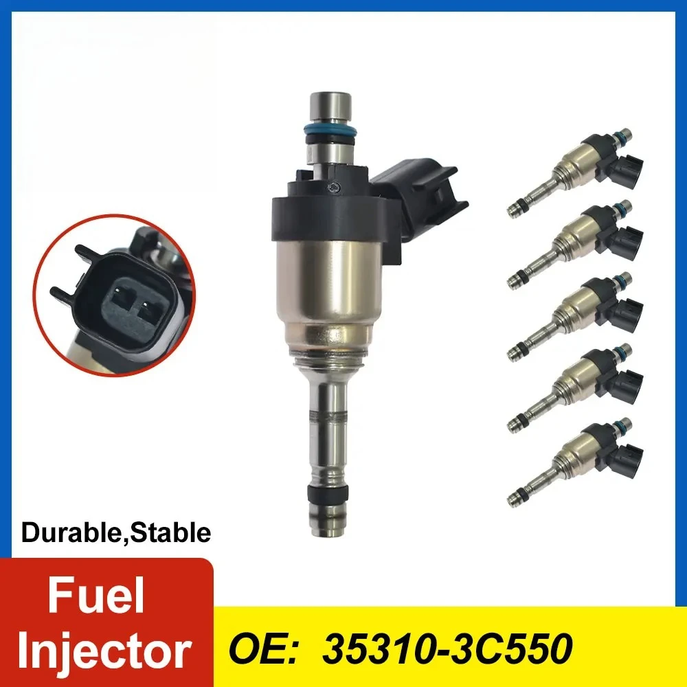 

1/6PCS Fuel Injector 35310-3C550 353103C550 For Hyundai Azera Santa Fe Genesis, Kia Cadenza Sorento 2014-2015