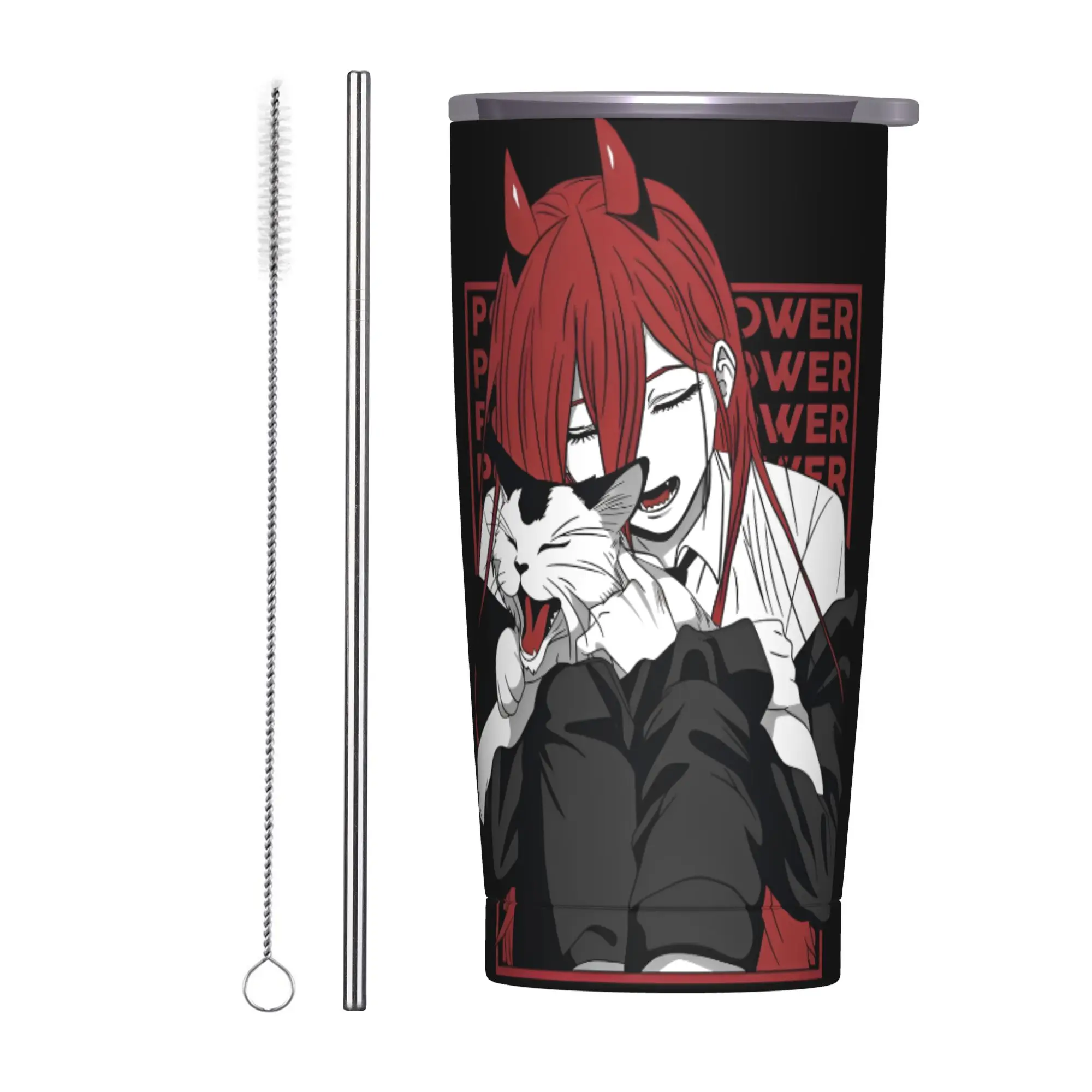 

Мощная бензопила, мужской дизайн, стакан с вакуумной изоляцией, кофейные чашки, термос, школьные кружки, защита от разливов, 20 унций