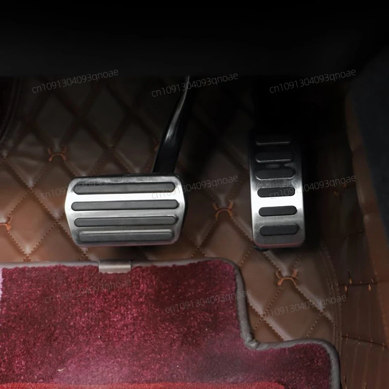 Car Modified Pedal Cover For Polestar 2 (2020~2024) Accelerator Gas Brake Pedal Pad Decorative Accessory Refitting Parts