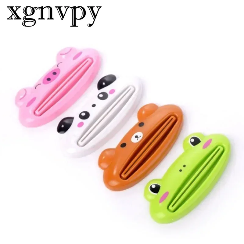 xgnvpy Cute Animal Multifunction Toothpaste Squeezer Home Commodity Bathroom Tube Dispenser Cartoon Design 1pc