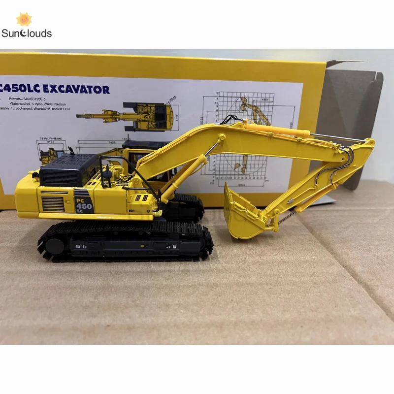 

Komatsu Telescopic Arm Grab PC400 LC-8 PC450 LC-8 PC460 LC-8 Alloy 1:50 Scale Excavator Die Cast Model Toy Car & Collection