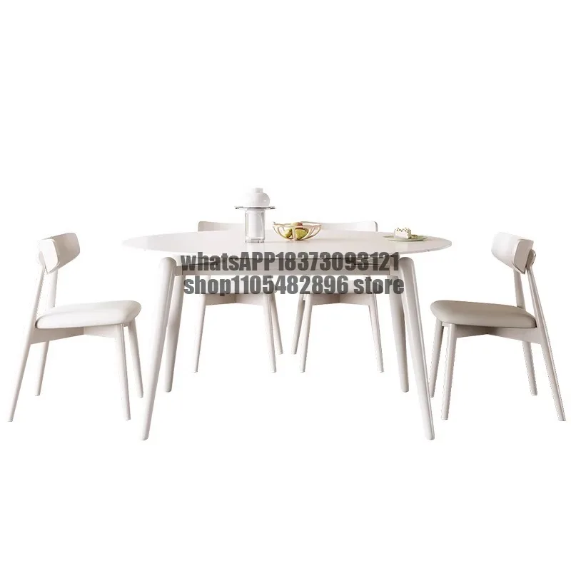 Modern Aesthetics Restaurant Table High Quality Comfortable Unusual Nordic Dining Table Cream Wind Mesas De Jantar Furniture