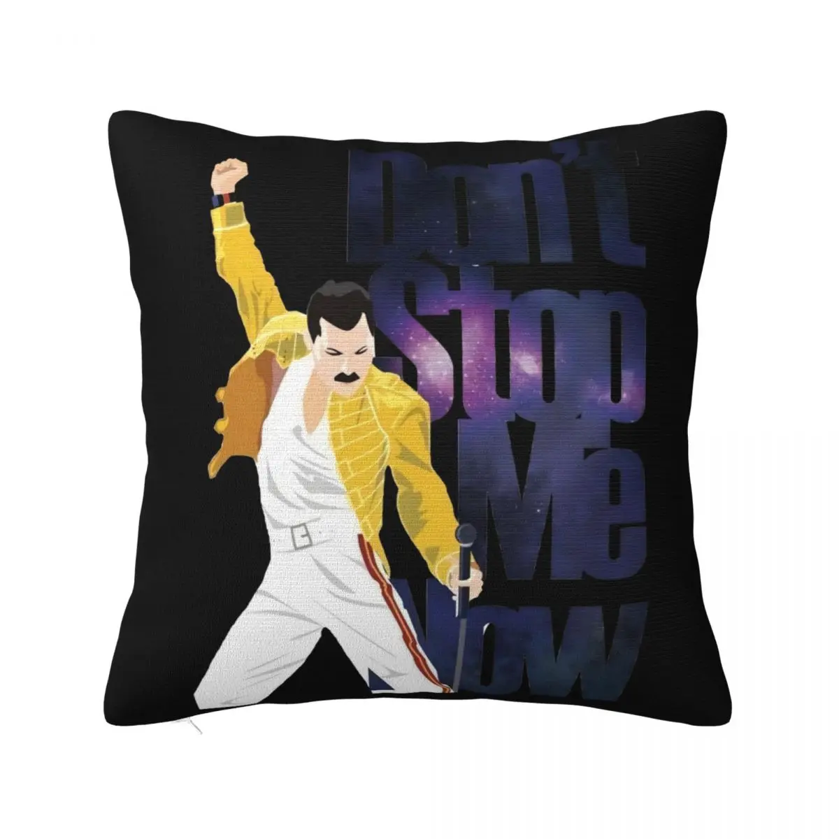 Freddie Mercury Freddie Mercury Queen Melia Testo Don'T Stop Me Rock Now 2 S M L Xl Pillow Case