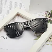 Men And Women Improving Vision Anti Myopia Astigmatism Glasses With Holes For Correcting Fatigue Pinhole Glasses