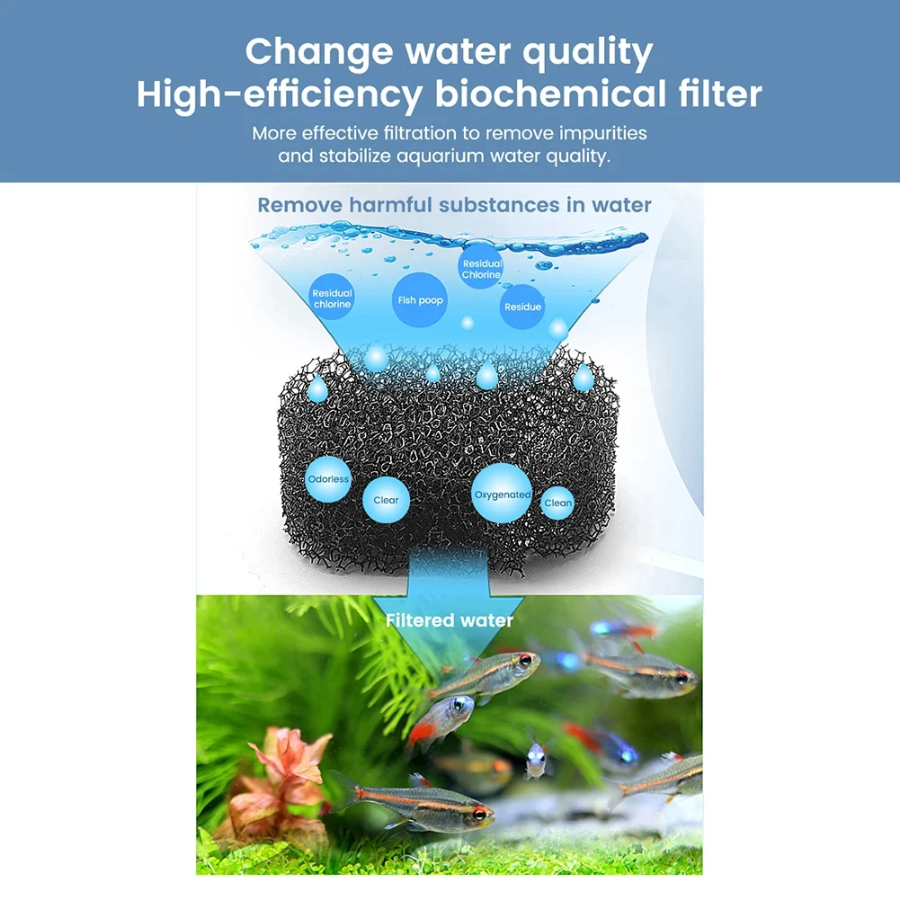 Filtro de acuario Mini silencioso USB cascada filtro de tanque de peces volumen de agua ajustable montado en la pared dispositivo de filtración de tanque de peces USB