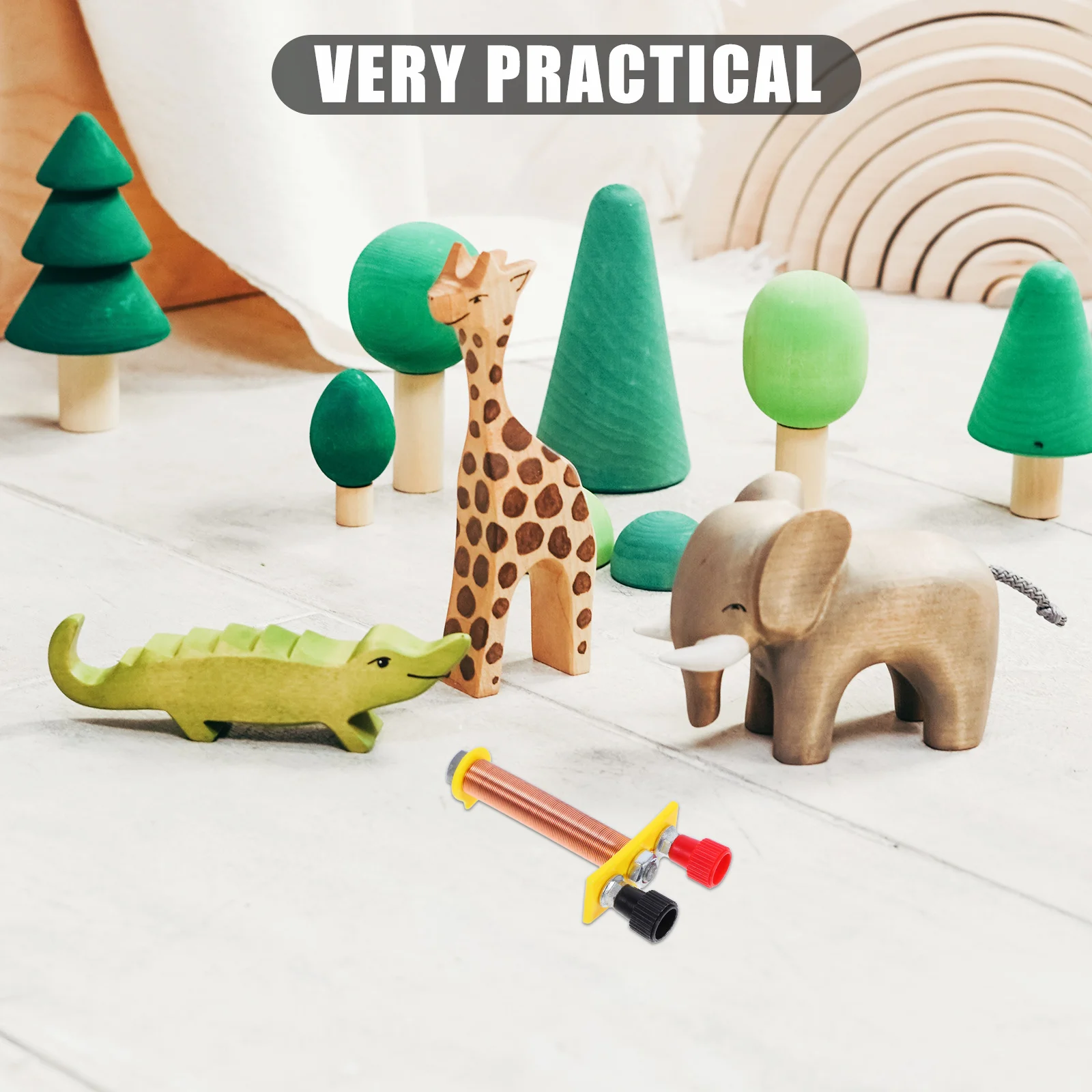 Electromagnetic Solenoid Coil For Physics Experiment Classroom Demonstration Wear-Resistant Copper Wire Science Teaching