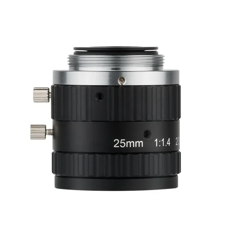 FA2502D Hot Sale 25mm 2/3'' C-Mount FA Industrial Manual Iris Fixed Focus Lens For Industrial Camera