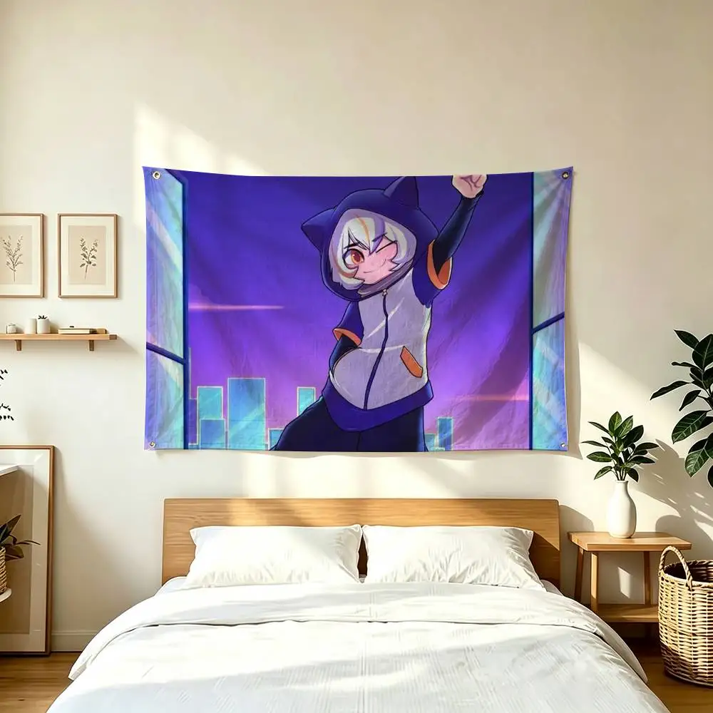 C-Chuy Mine V-Vtuber  Flags Wall Hanging Tapestry Outdoor Garage Room Decorative flag Background Blanket