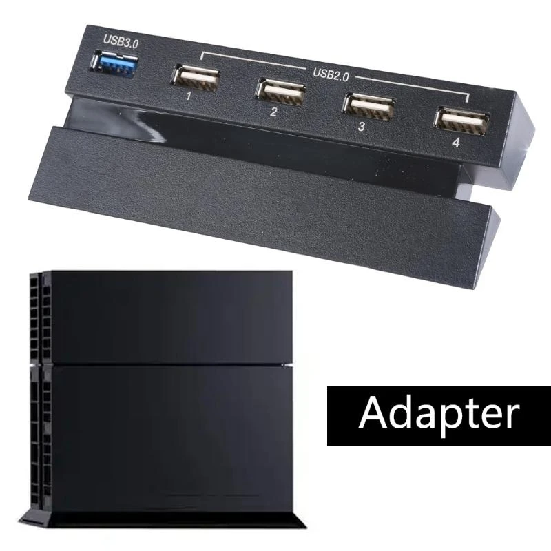 محاور U55B 5-Port USB لأجهزة دعم محول توسيع فاصل USB عالي السرعة