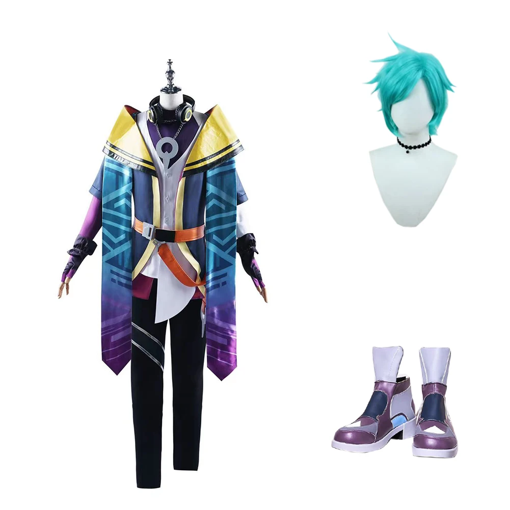 

Aphelios Cosplay Costume Heartsteel Game LoL Fantasy Outfits Alune YONE Ezreal Disguise Halloween Carnival Party Suit