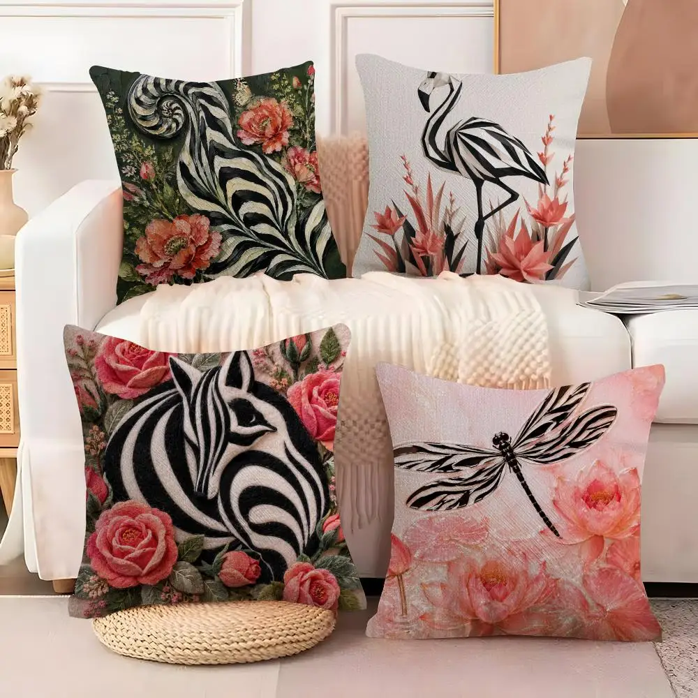 Fantasy Nature Wall Decor Cushion Cover  Plush Fabric Soft Double Sided Print Sofa Cushion Cover Throw Pillow Covers