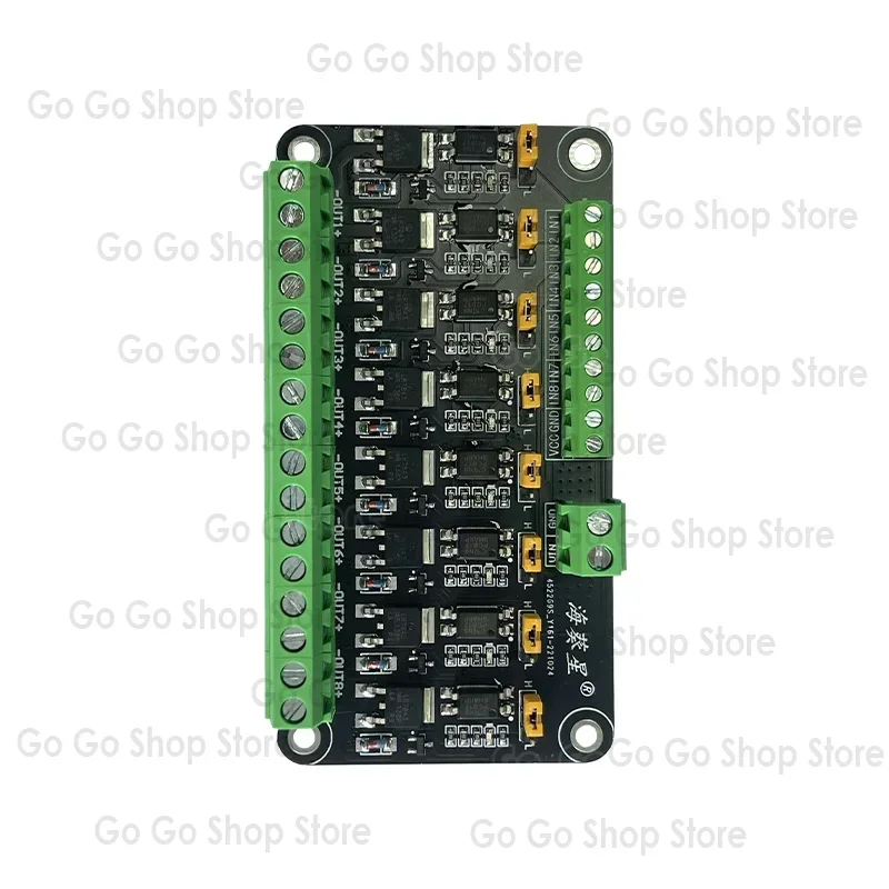 

8-Channel MOS tube module MCU PLC amplified field effect drive tube optocoupler isolation PWM control lamp with switch