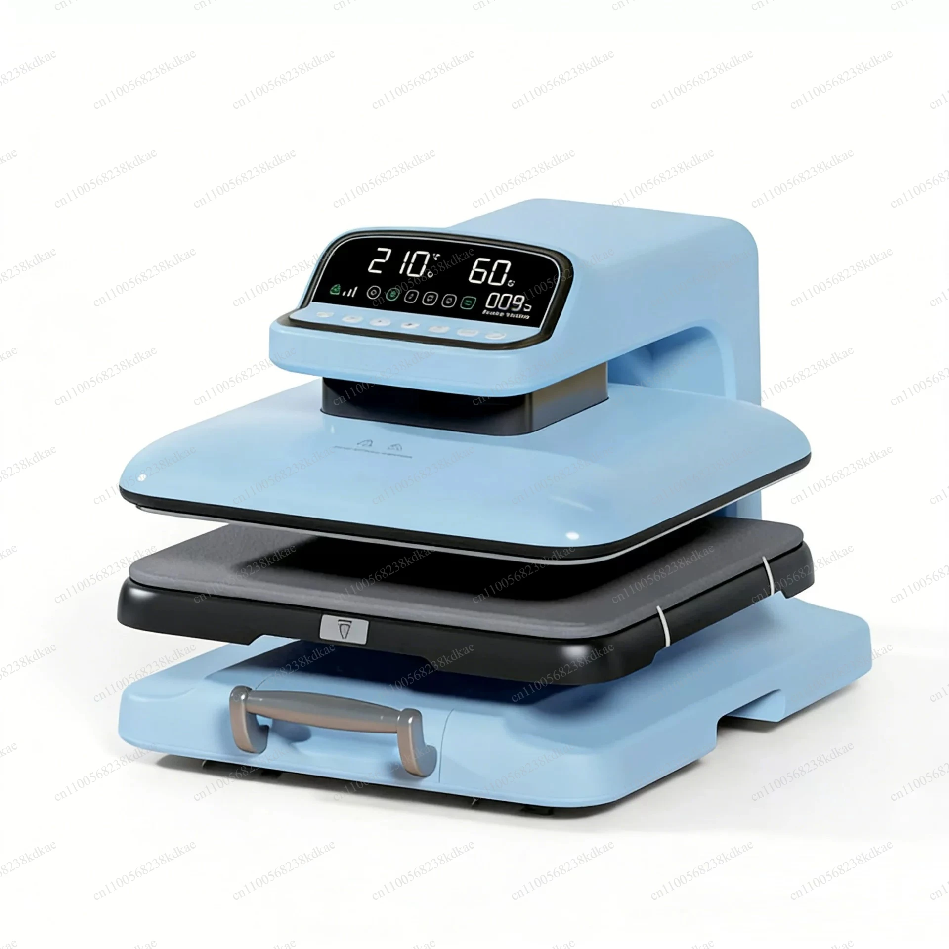 Flat Thermal Transfer Printing Machine, Automatic Heat Press For Clothes Logo Pattern Transfer