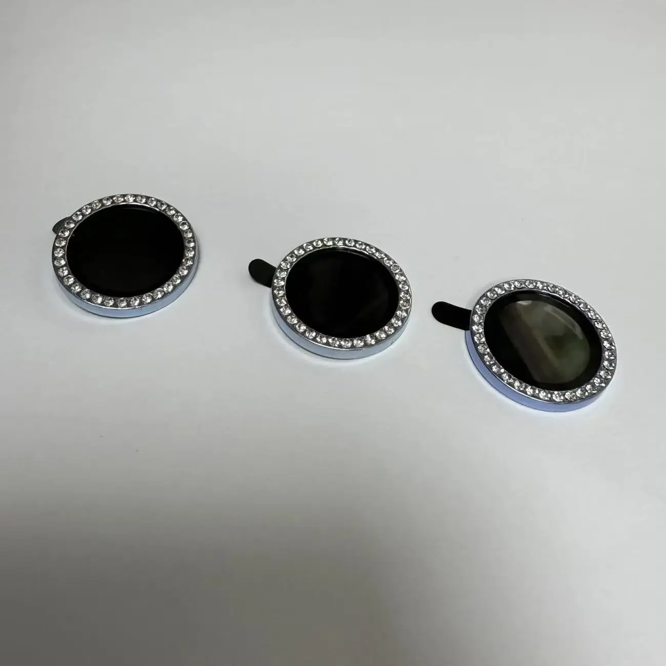 2～3枚入り パープルオレンジ ダイヤモンドカメラレンズ保護フィルム iPhone 16 Pro Max Plus 15 14 17 Pro Max 12 13 Mini用 ガラスプロテクター アクセサリー