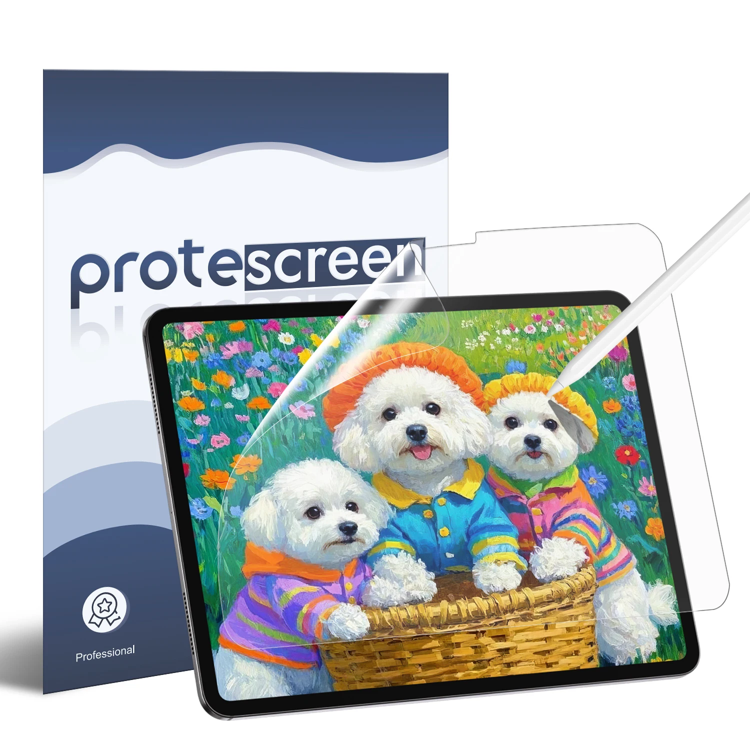 

Защитная пленка Protescreen Paperfeel (2 шт.) для iPad 10/11 поколения, антибликовая, с фильтром синего света