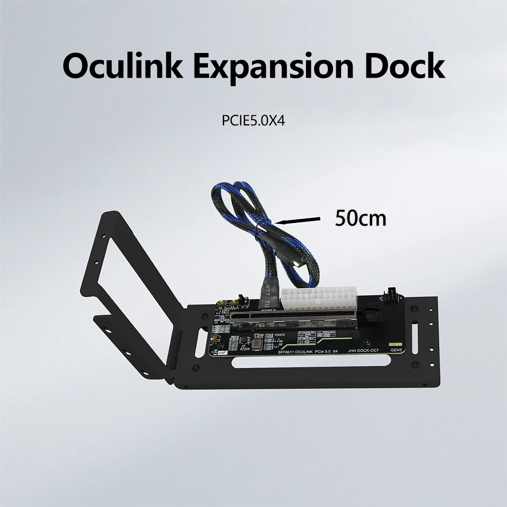 DOCK-OC7W PCIe5.0 X4 EGPU Oculink External Graphics Card Dock for GDP Laptop M.2 External Docking Station 8611 Direct Connection